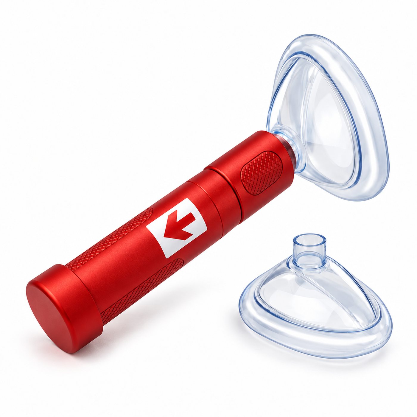 RescUAid device with adult and child masks