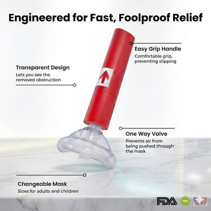RescUAid+ | Anti-Choking Device For Adult & Children